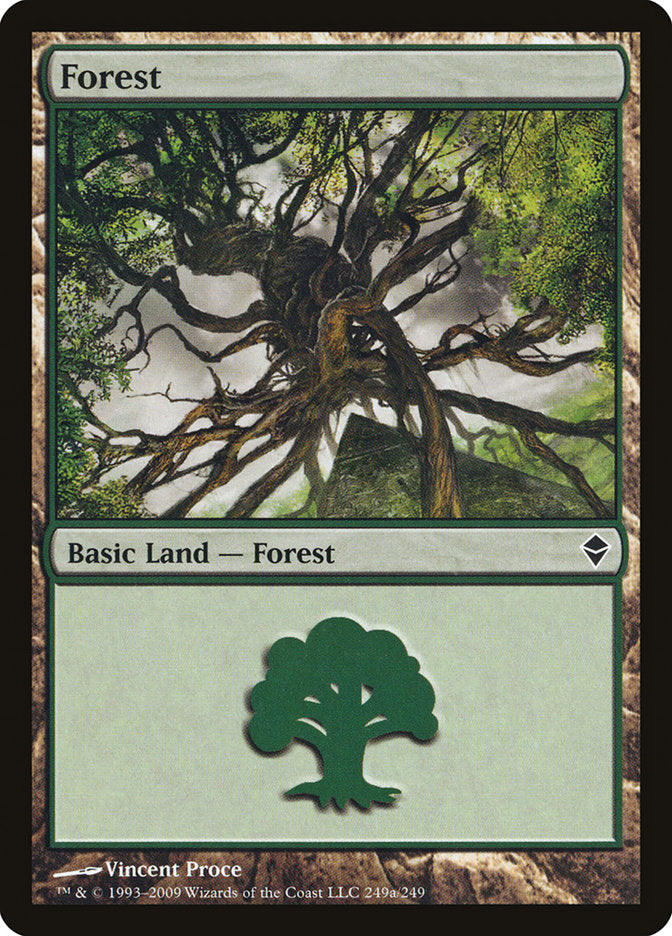 Forest (249a) [Zendikar] | North Valley Games