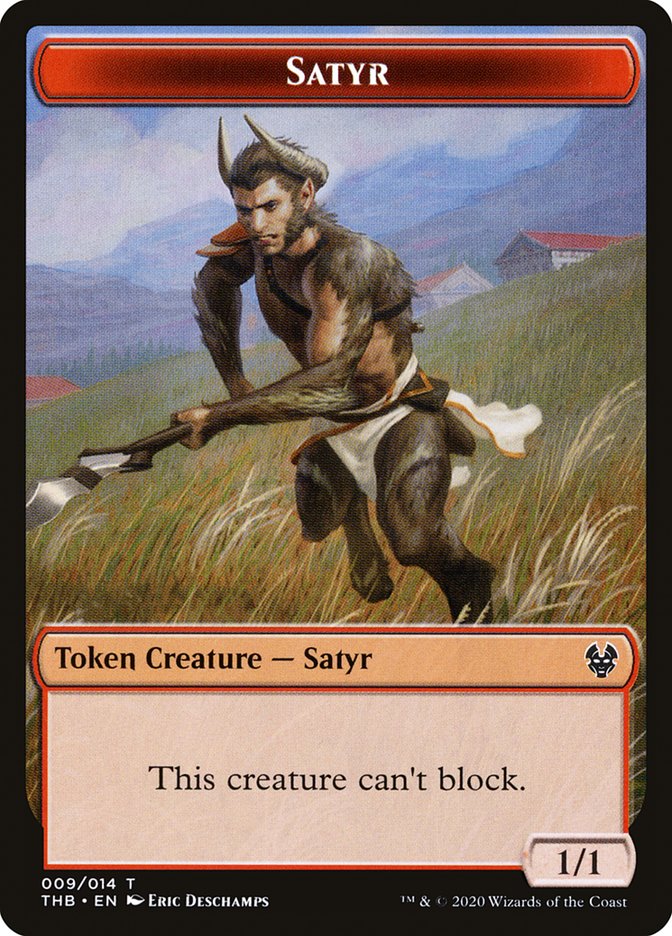 Reflection // Satyr Double-Sided Token [Theros Beyond Death Tokens] | North Valley Games