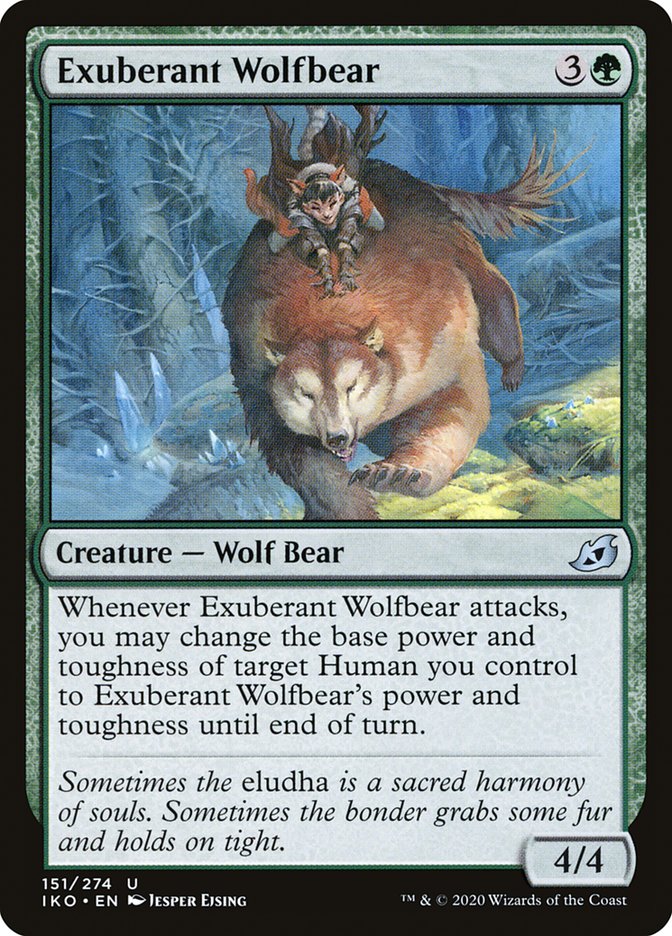 Exuberant Wolfbear [Ikoria: Lair of Behemoths] | North Valley Games