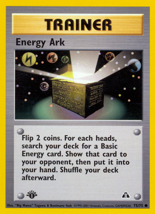 Energy Ark (75/75) [Neo Discovery 1st Edition] | North Valley Games
