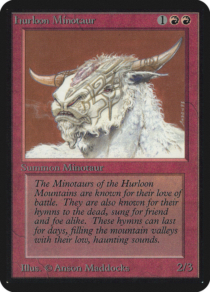 Hurloon Minotaur [Alpha Edition] | North Valley Games