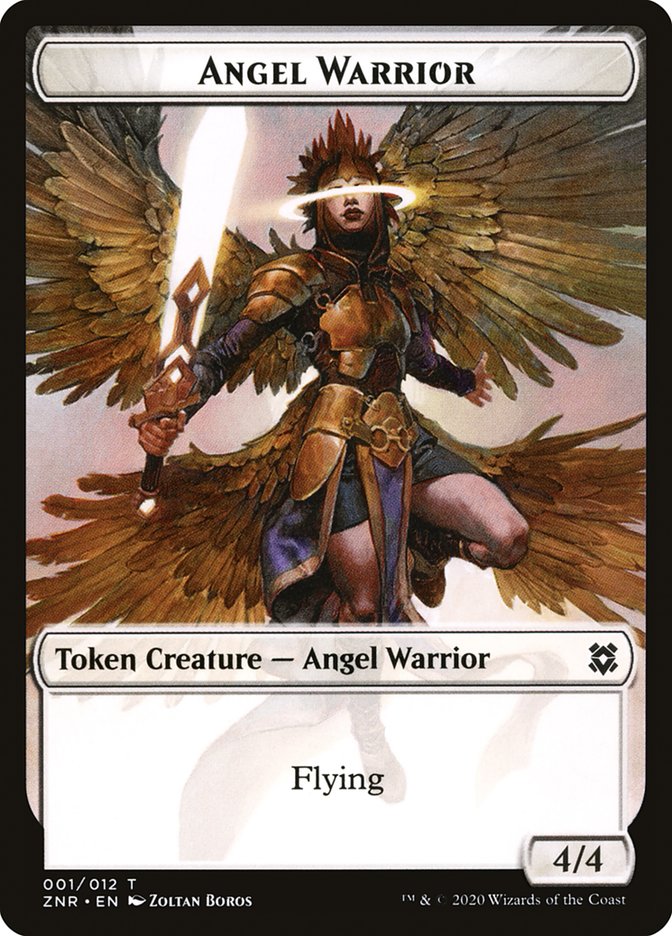 Angel Warrior Token [Zendikar Rising Tokens] | North Valley Games
