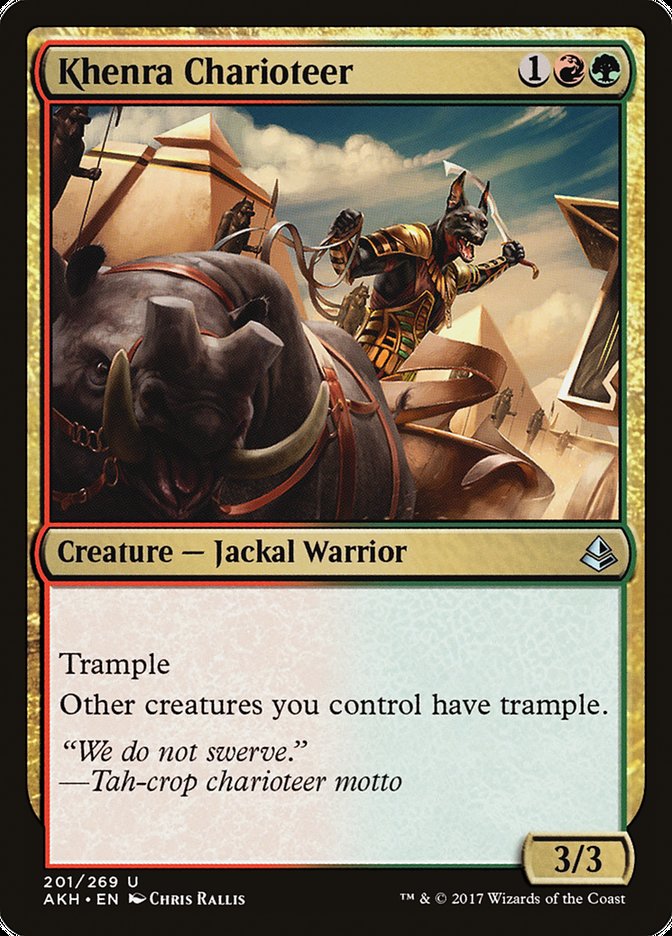 Khenra Charioteer [Amonkhet] | North Valley Games