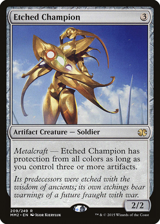 Etched Champion [Modern Masters 2015] | North Valley Games