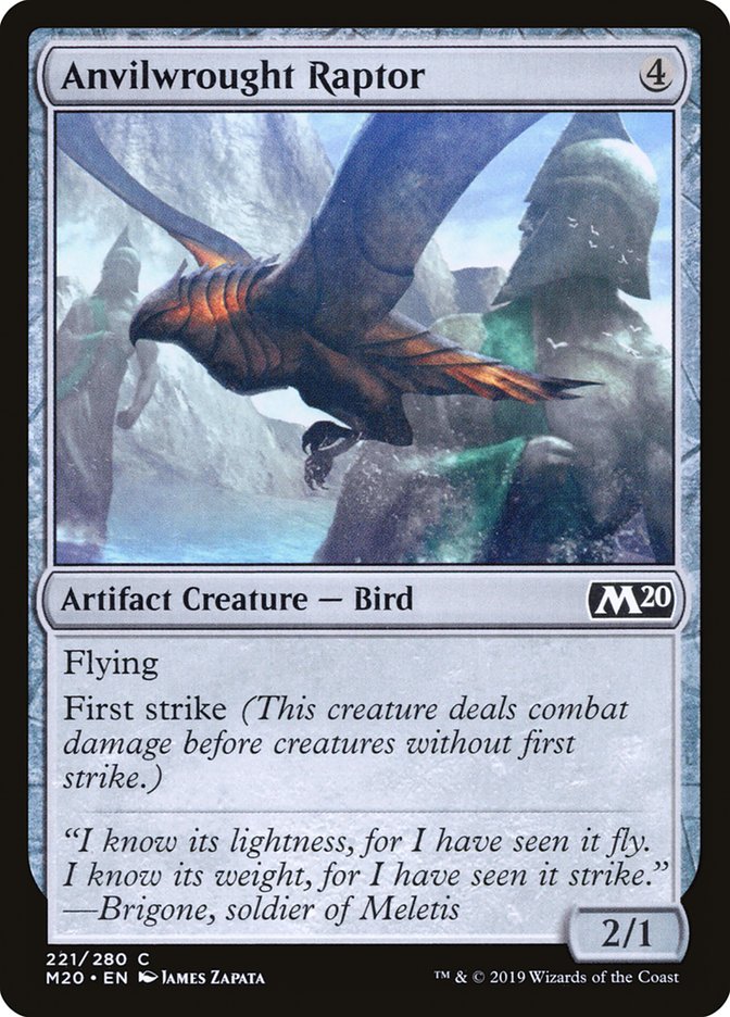 Anvilwrought Raptor [Core Set 2020] | North Valley Games
