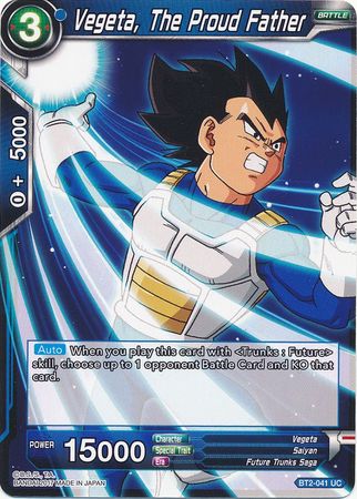 Vegeta, The Proud Father (BT2-041) [Union Force] | North Valley Games