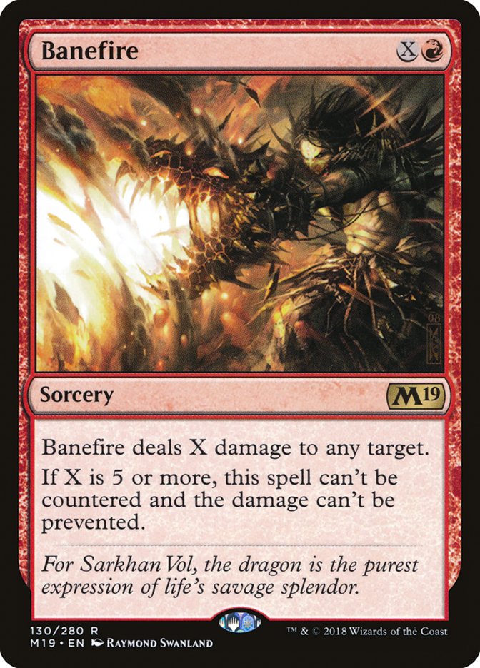 Banefire [Core Set 2019] | North Valley Games