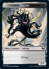 Inkling // Spirit Double-Sided Token [Strixhaven: School of Mages Tokens] | North Valley Games