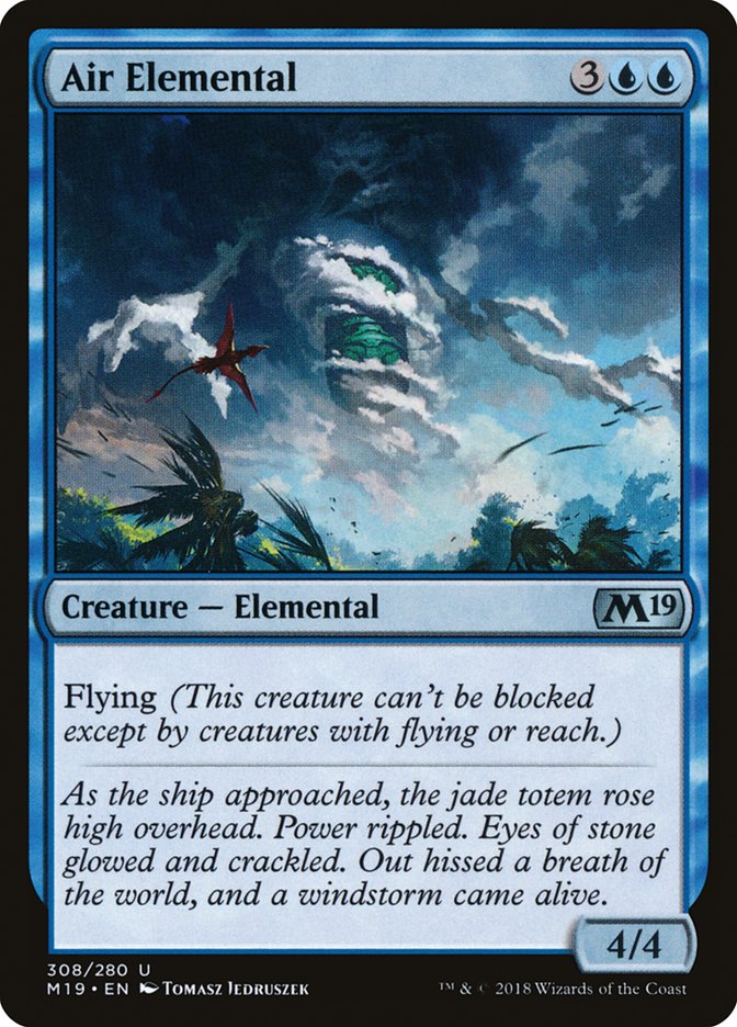 Air Elemental [Core Set 2019] | North Valley Games