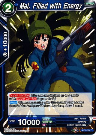 Mai, Filled with Energy (BT7-034) [Assault of the Saiyans] | North Valley Games