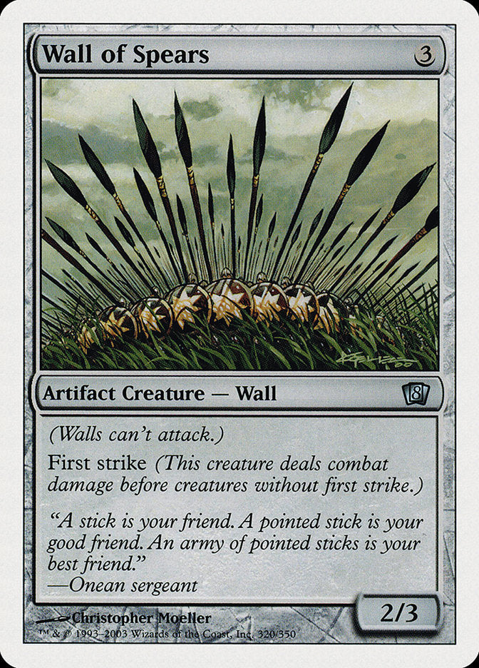 Wall of Spears [Eighth Edition] | North Valley Games
