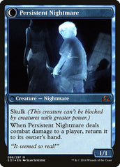 Startled Awake // Persistent Nightmare [Shadows over Innistrad Prerelease Promos] | North Valley Games
