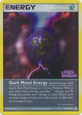 Dark Metal Energy (97/110) (Stamped) [EX: Holon Phantoms] | North Valley Games