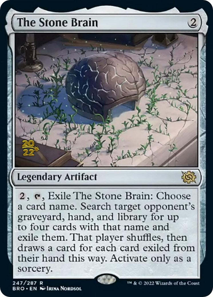 The Stone Brain [The Brothers' War Prerelease Promos] | North Valley Games