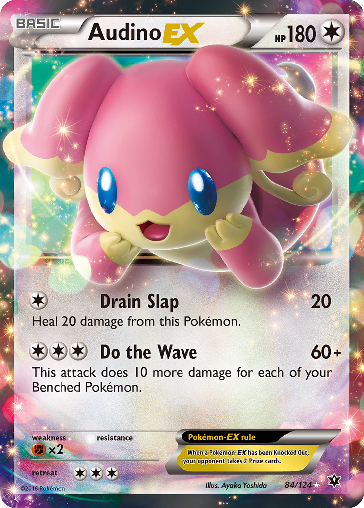 Audino EX (84/124) [XY: Fates Collide] | North Valley Games