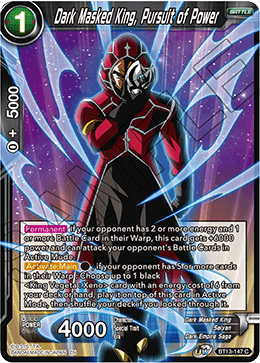 Dark Masked King, Pursuit of Power (Common) (BT13-147) [Supreme Rivalry] | North Valley Games