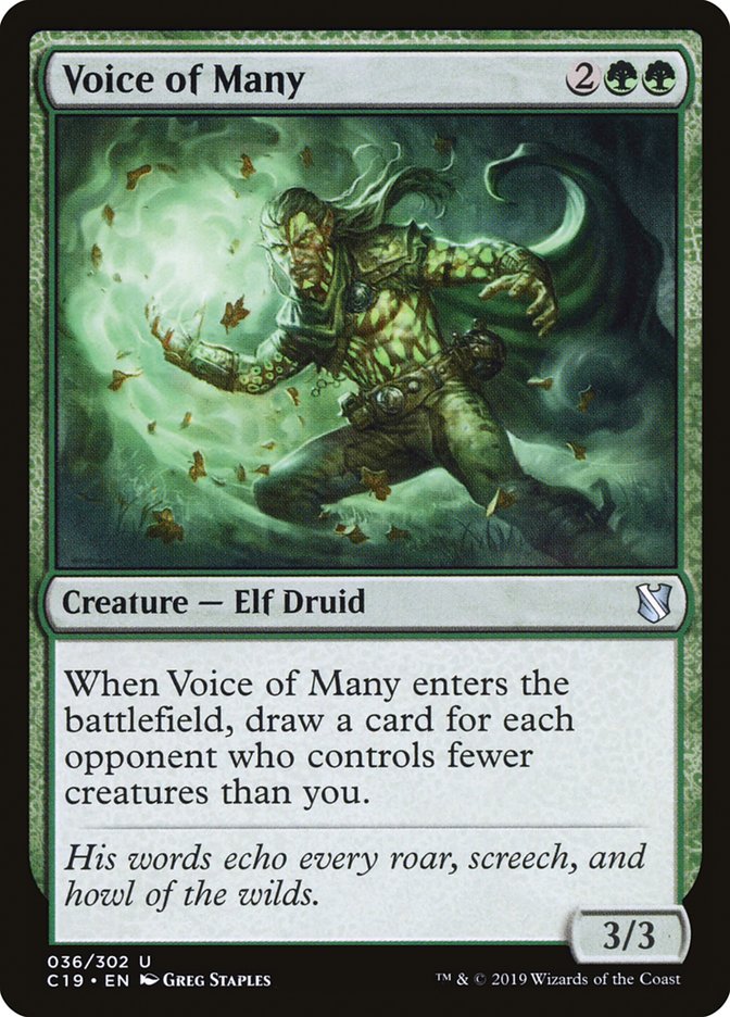Voice of Many [Commander 2019] | North Valley Games