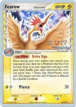 Fearow (18/100) (Delta Species) (Flyvees - Jun Hasebe) [World Championships 2007] | North Valley Games