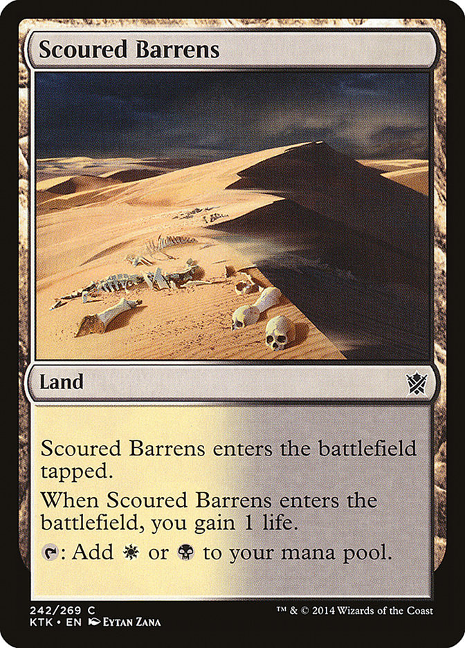 Scoured Barrens [Khans of Tarkir] | North Valley Games