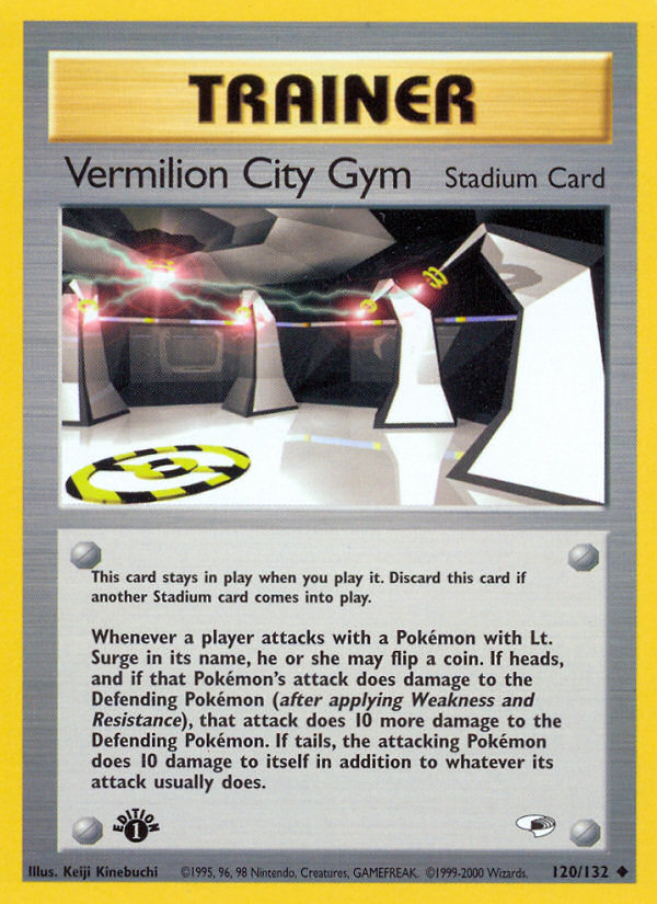 Vermilion City Gym (120/132) [Gym Heroes 1st Edition] | North Valley Games