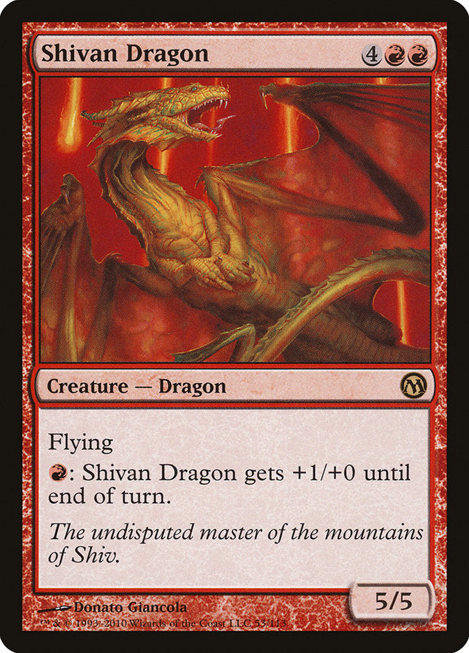 Shivan Dragon [Duels of the Planeswalkers] | North Valley Games