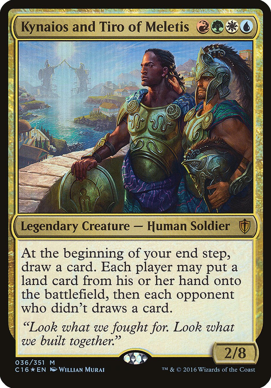 Kynaios and Tiro of Meletis (Oversized) [Commander 2016 Oversized] | North Valley Games