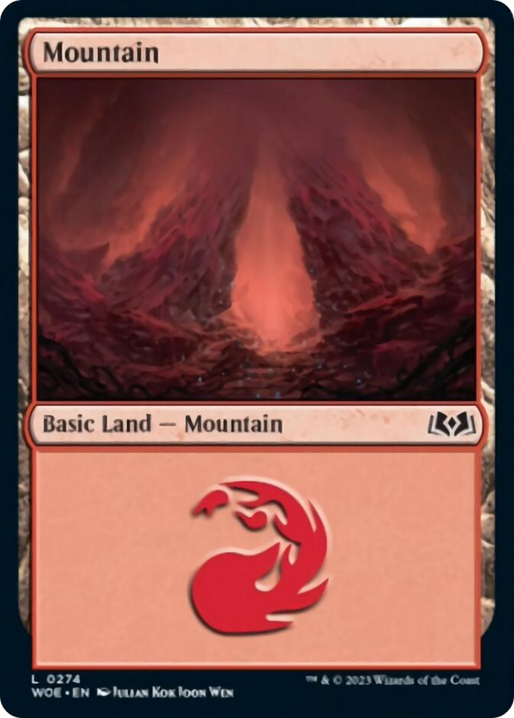 Mountain (0274) [Wilds of Eldraine] | North Valley Games