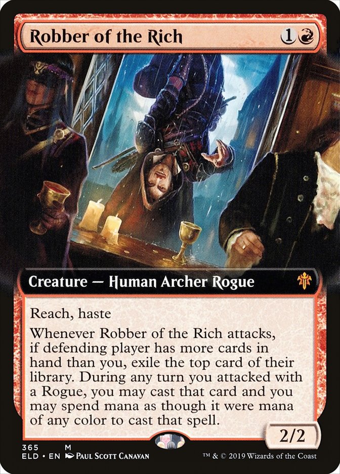 Robber of the Rich (Extended Art) [Throne of Eldraine] | North Valley Games