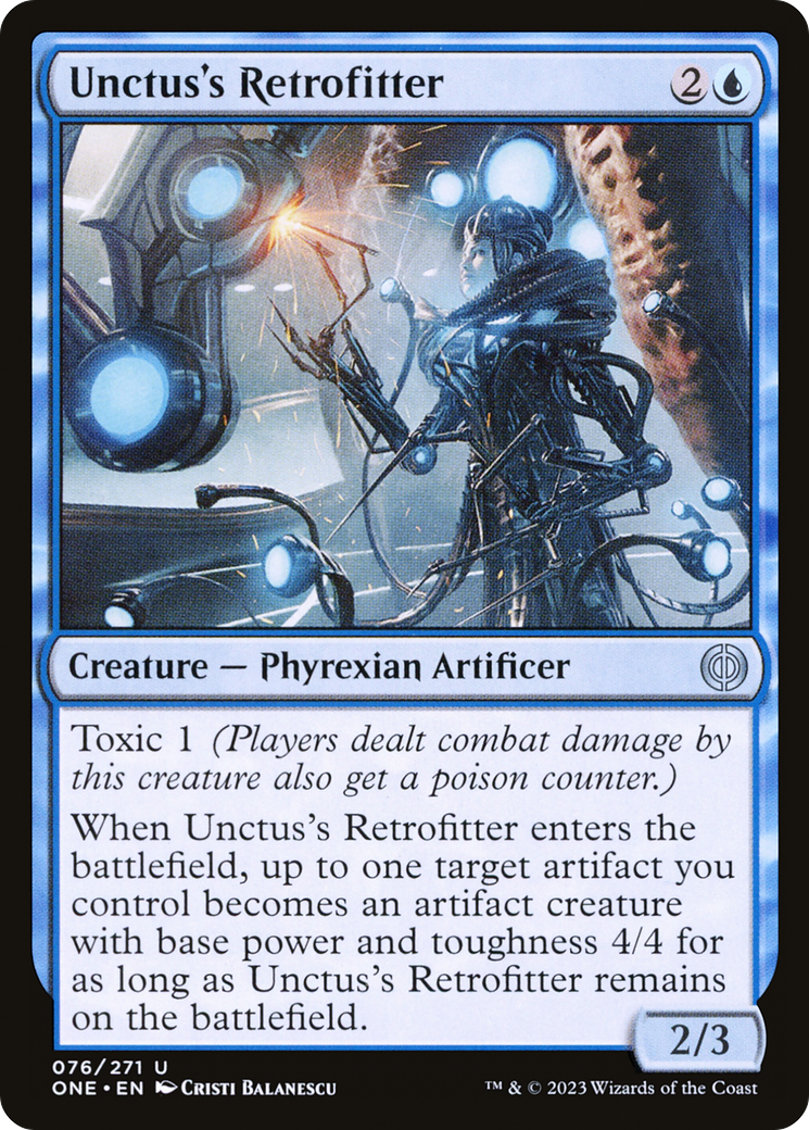 Unctus's Retrofitter [Phyrexia: All Will Be One] | North Valley Games