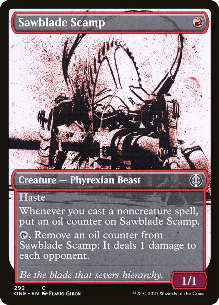 Sawblade Scamp (Showcase Ichor) [Phyrexia: All Will Be One] | North Valley Games