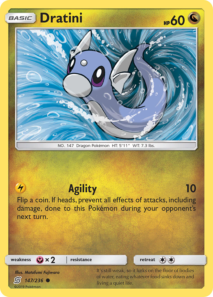 Dratini (147/236) [Sun & Moon: Unified Minds] | North Valley Games