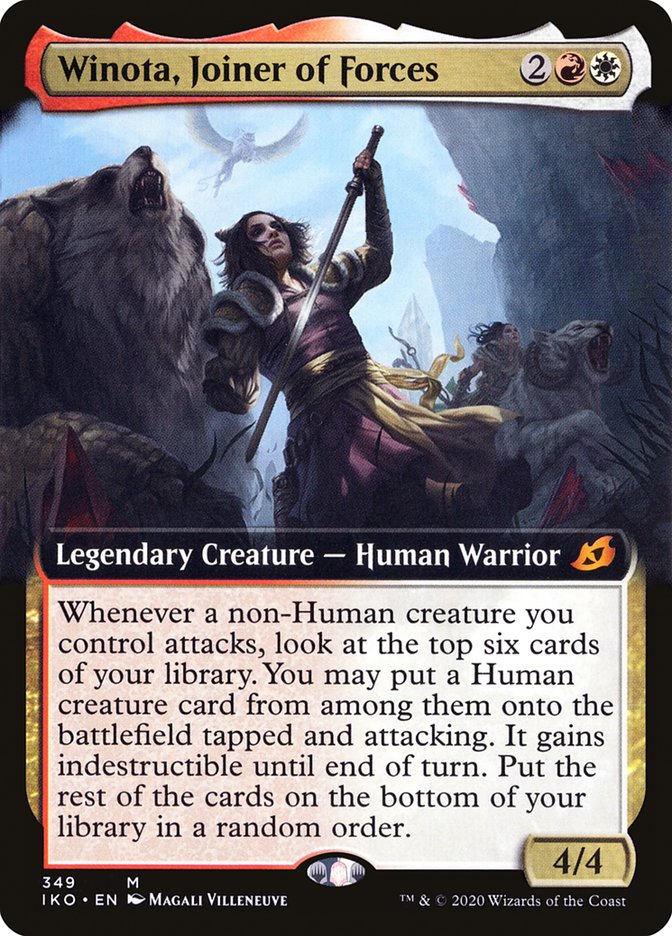 Winota, Joiner of Forces (Extended Art) [Ikoria: Lair of Behemoths] | North Valley Games