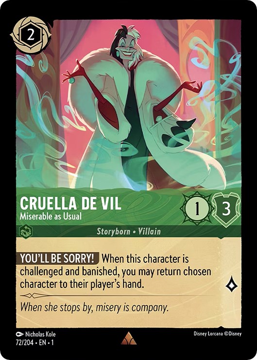 Cruella de Vil (72/204) [The First Chapter] | North Valley Games
