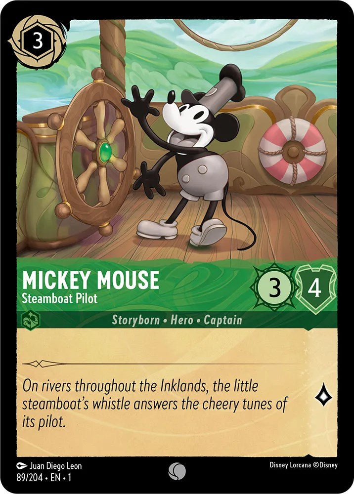 Mickey Mouse - Steamboat Pilot (89/204) [The First Chapter] | North Valley Games
