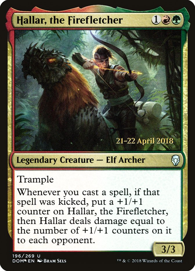 Hallar, the Firefletcher [Dominaria Prerelease Promos] | North Valley Games