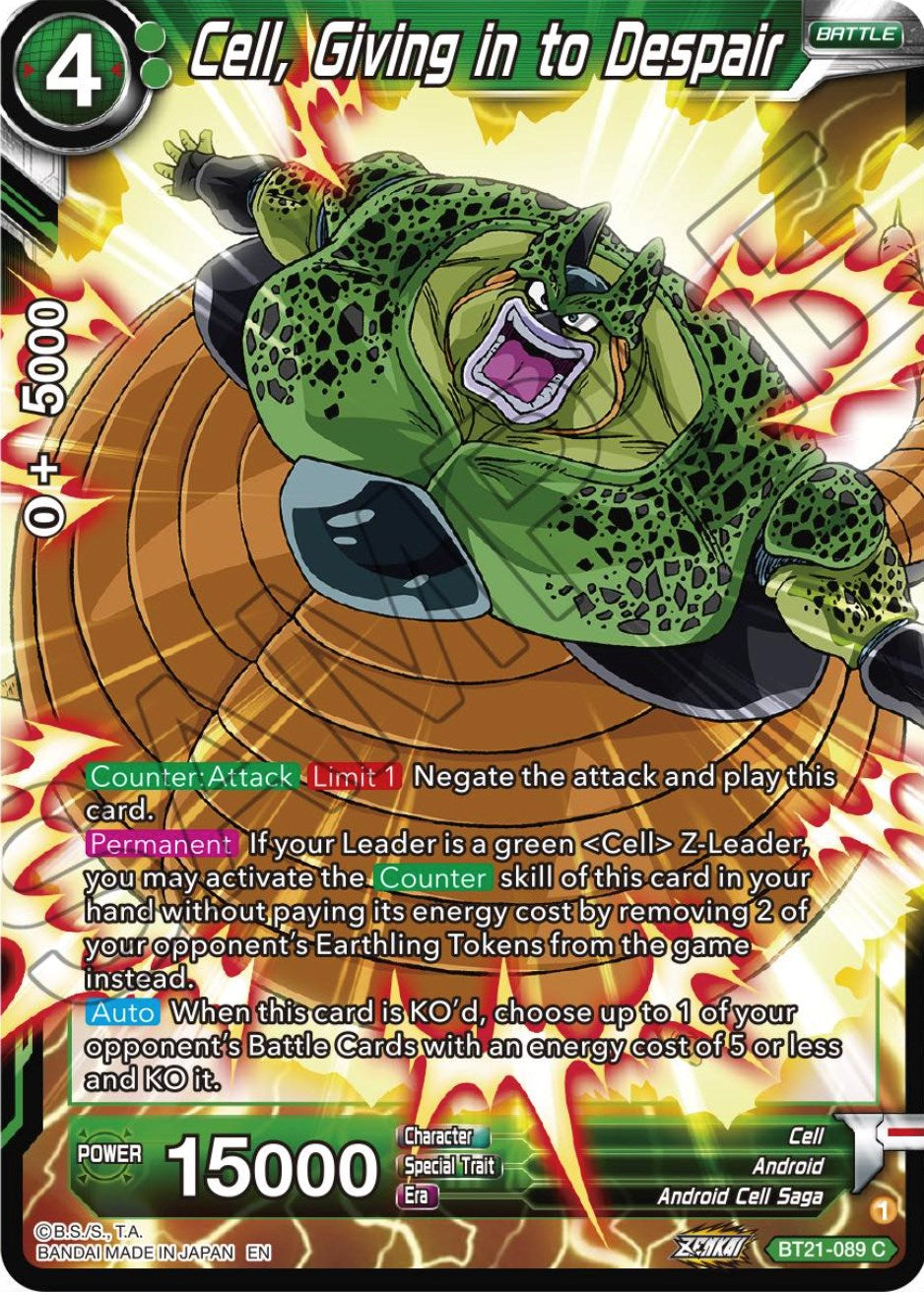 Cell, Giving in to Despair (BT21-089) [Wild Resurgence] | North Valley Games