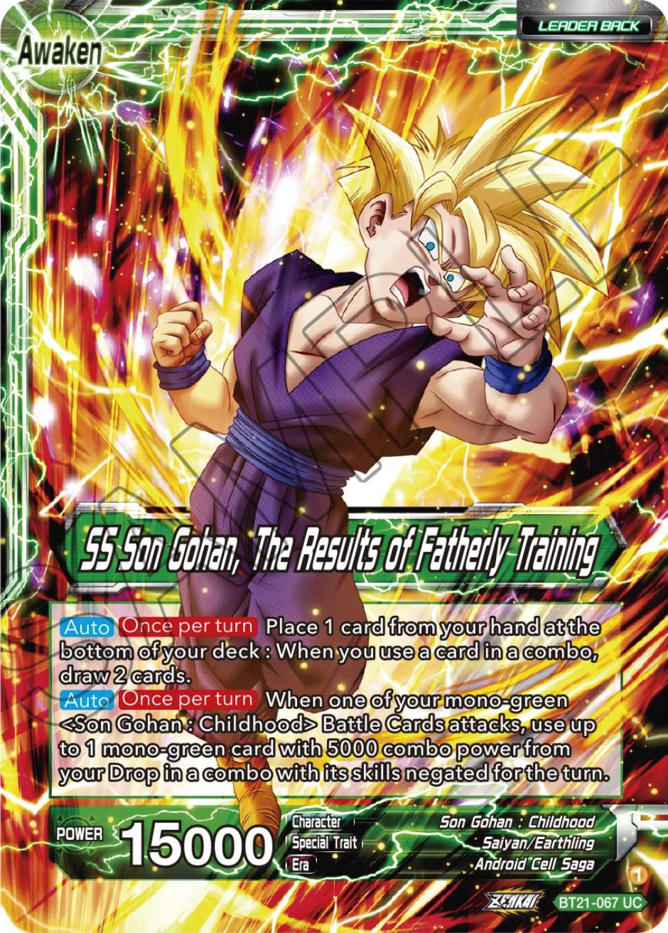 Son Gohan // SS Son Gohan, The Results of Fatherly Training (BT21-067) [Wild Resurgence] | North Valley Games