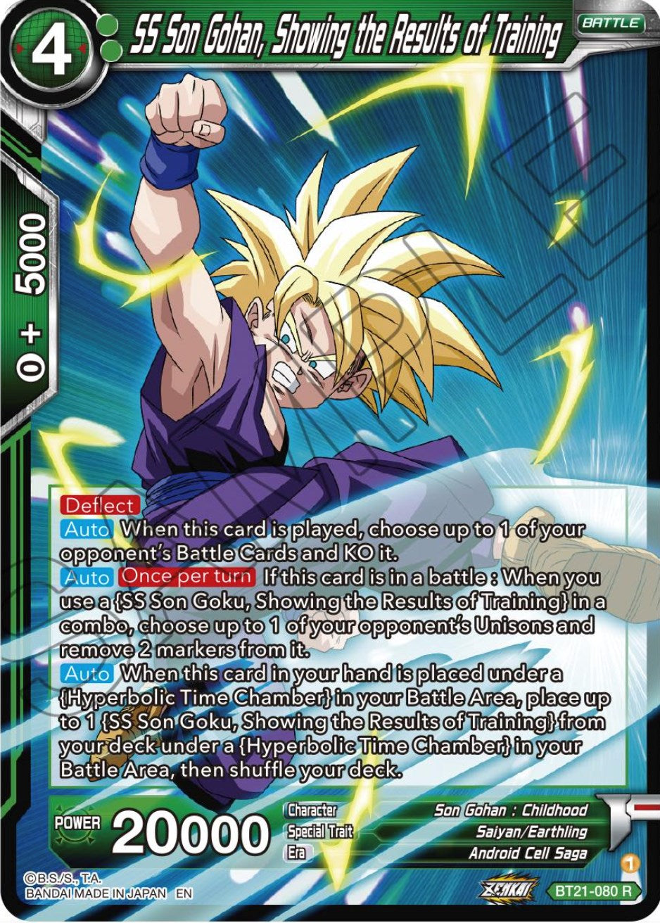 SS Son Gohan, Showing the Results of Training (BT21-080) [Wild Resurgence] | North Valley Games