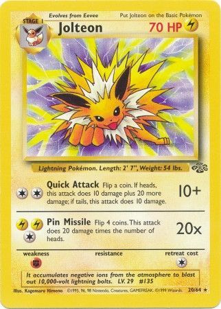 Jolteon (20/64) [Jungle Unlimited] | North Valley Games