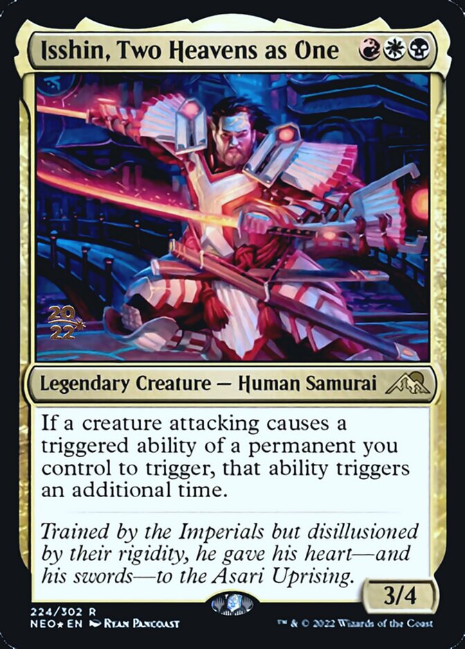 Isshin, Two Heavens as One [Kamigawa: Neon Dynasty Prerelease Promos] | North Valley Games
