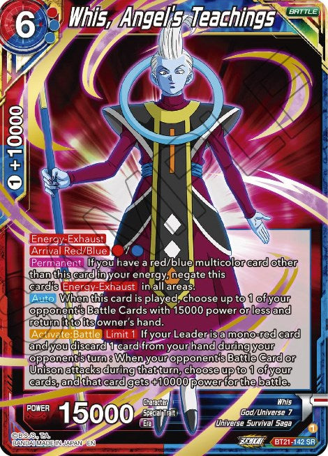 Whis, Angel's Teachings (BT21-142) [Wild Resurgence] | North Valley Games