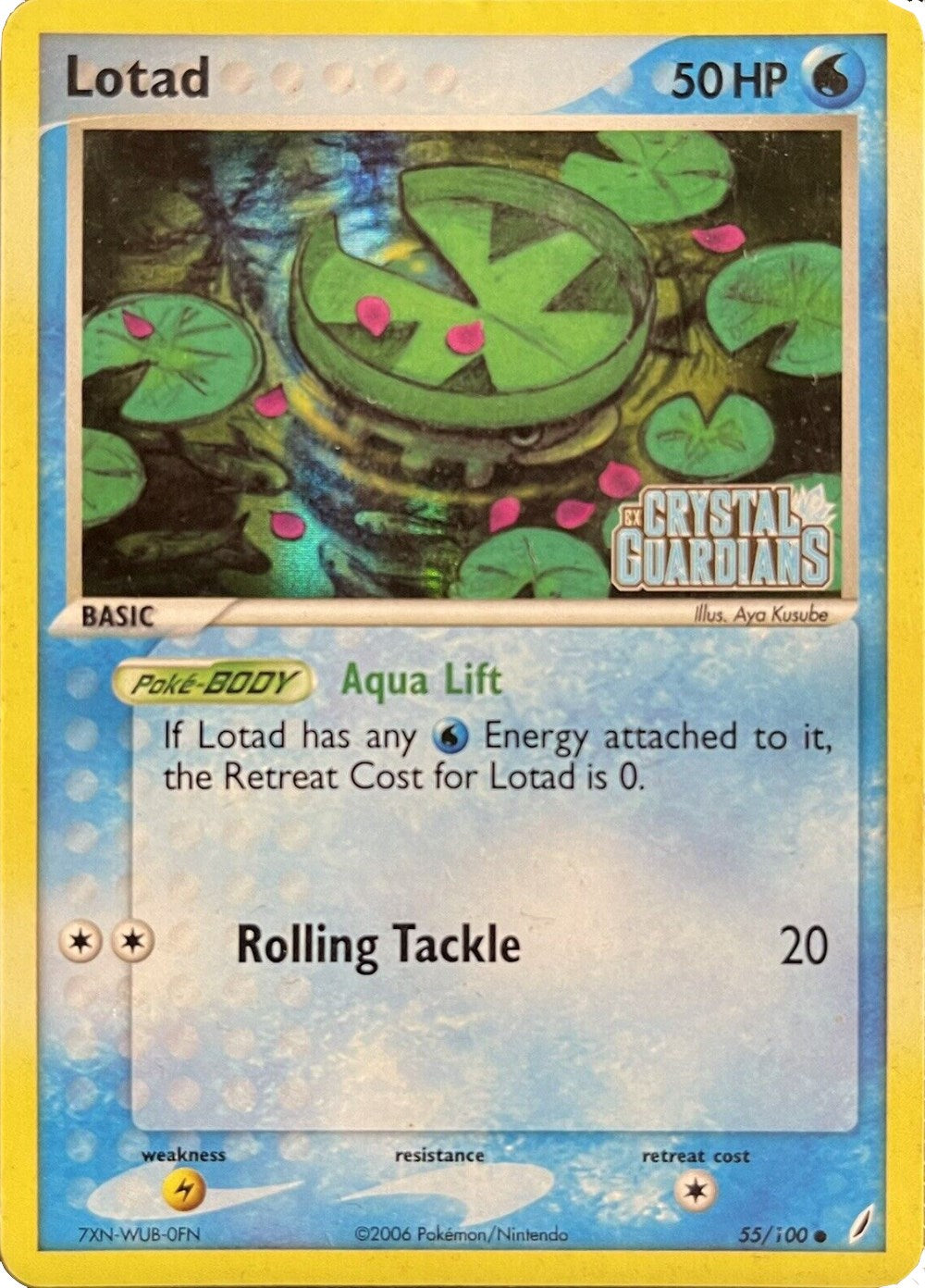 Lotad (055/100) (Theme Deck Exclusive) [EX: Crystal Guardians] | North Valley Games
