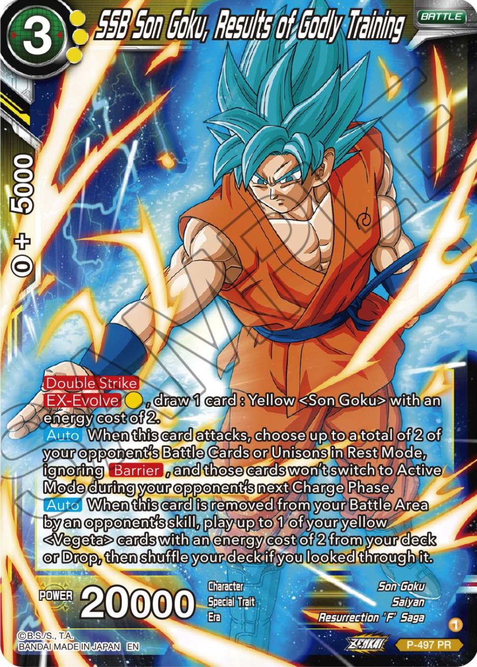 SSB Son Goku, Results of Godly Training (P-497) [Promotion Cards] | North Valley Games