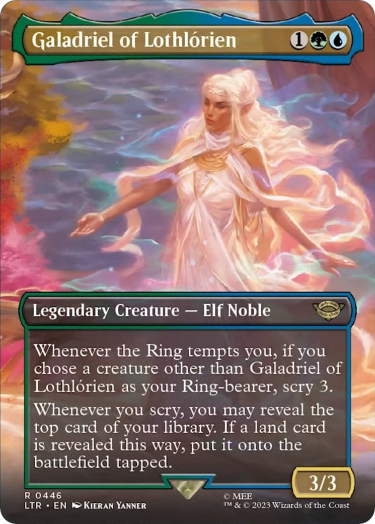 Galadriel of Lothlorien (Borderless Alternate Art) [The Lord of the Rings: Tales of Middle-Earth] | North Valley Games