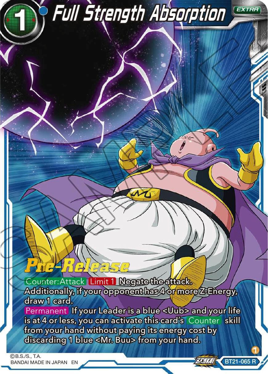 Full Strength Absorption (BT21-065) [Wild Resurgence Pre-Release Cards] | North Valley Games