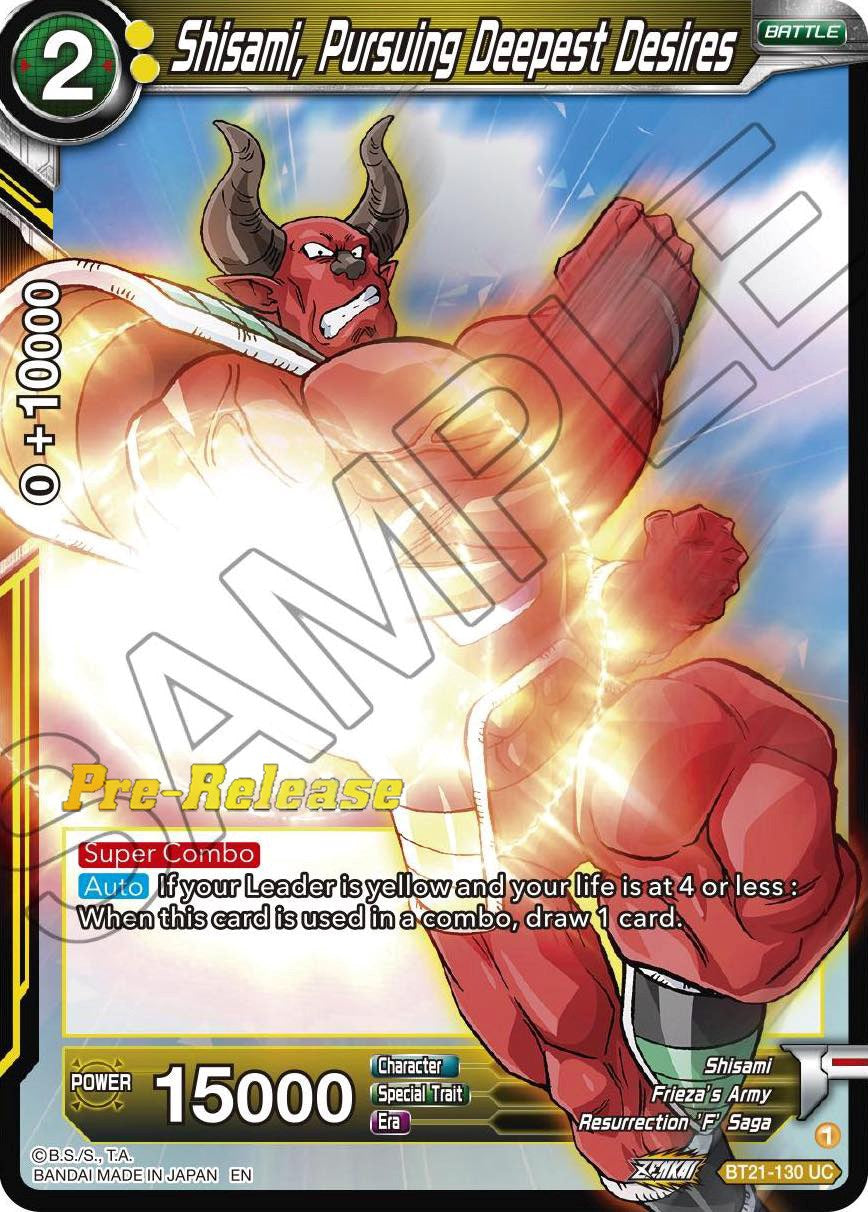 Shisami, Pursuing Deepest Desires (BT21-130) [Wild Resurgence Pre-Release Cards] | North Valley Games