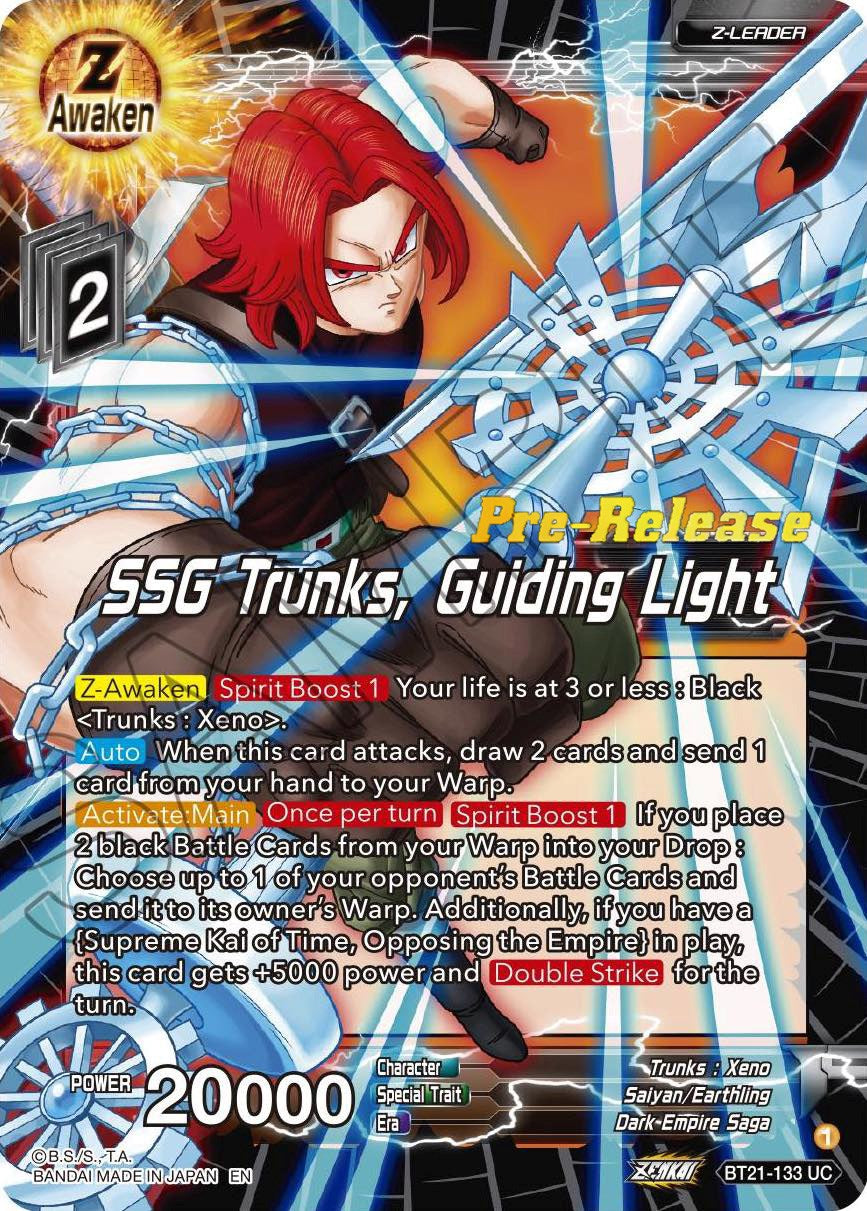 SSG Trunks, Guiding Light (BT21-133) [Wild Resurgence Pre-Release Cards] | North Valley Games