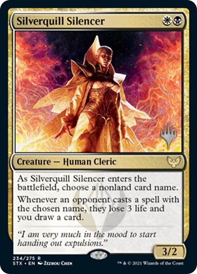 Silverquill Silencer (Promo Pack) [Strixhaven: School of Mages Promos] | North Valley Games