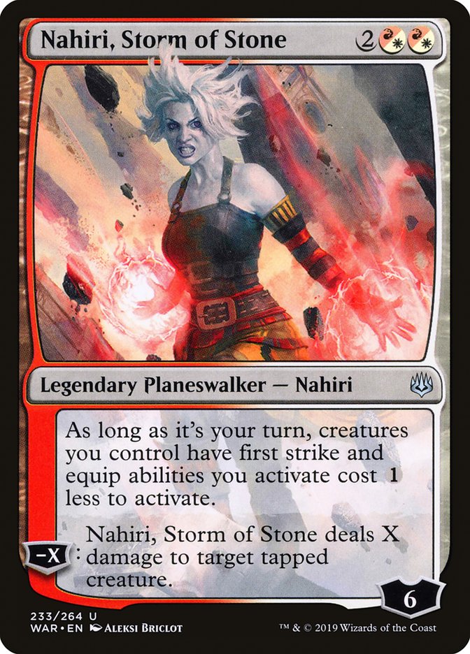 Nahiri, Storm of Stone [War of the Spark] | North Valley Games