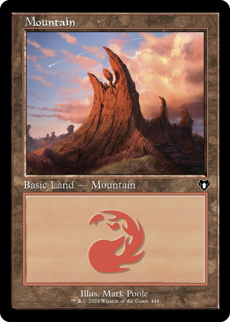 Mountain (448) (Retro) [Commander Masters] | North Valley Games